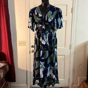 SHEIN Tropical Dress
